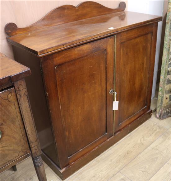 A mahogany chiffonier, W.103cm